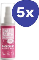 Salt of the Earth Zoete Aardbei Deodorant Spray (5x 100ml)