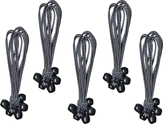 Tendeurs Camping Voile Lot 10 Tendeurs Caoutchouc Avec Crochets - 4 Tailles 30-100cm - Fixation Bâche, Camping, Toit Tendeurs Résistants Uv