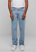 Urban Classics - Heavy Ounce Straight Fit Jeans Broek rechte pijpen - Taille, 31 inch - Blauw
