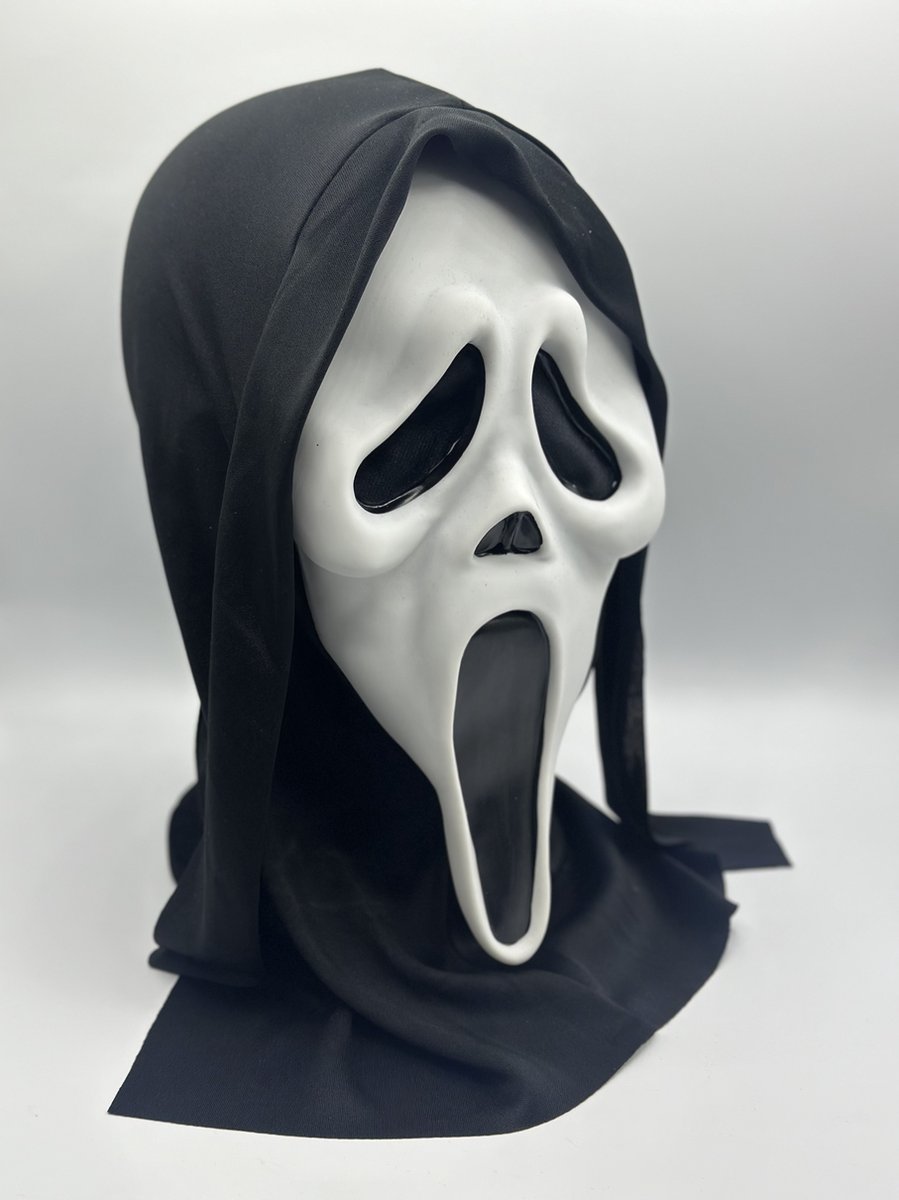 Spook masker geweldige kwaliteit - Ghost masker - carnaval - carnavalskleding - verkleedkleren - Masker van de film - Horror masker - Masker voor volwassenen en kinderen — afbeelding 2