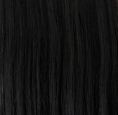 LUXEXTEND Weave Hair Extensions #1B | Human hair Zwart | Human Hair Weave | 40 cm - 100 gram | Remy Sorted & Double Drawn | Haarstuk | Extensions Haar | Extensions Human Hair | Echt Haar | Weave Hairextensions Bundels | Weft Haar | Haarverlenging