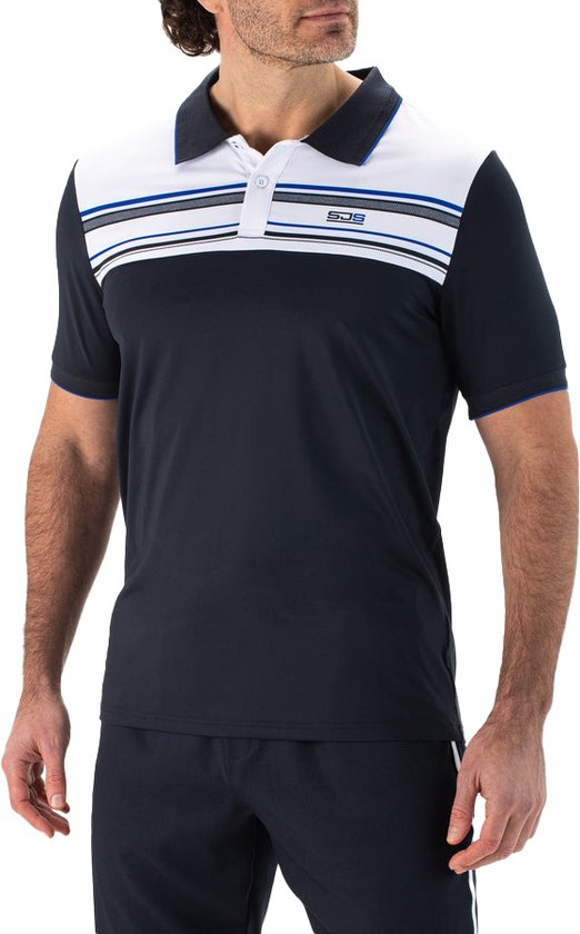 Sjeng Sports Brun Polo - Sportshirt - Blauw - Heren