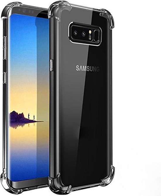 Geleidbaarheid Kneden tv station Samsung Note 8 hoesje shock proof case transparant - Samsung galaxy note 8  hoesje... | bol.com