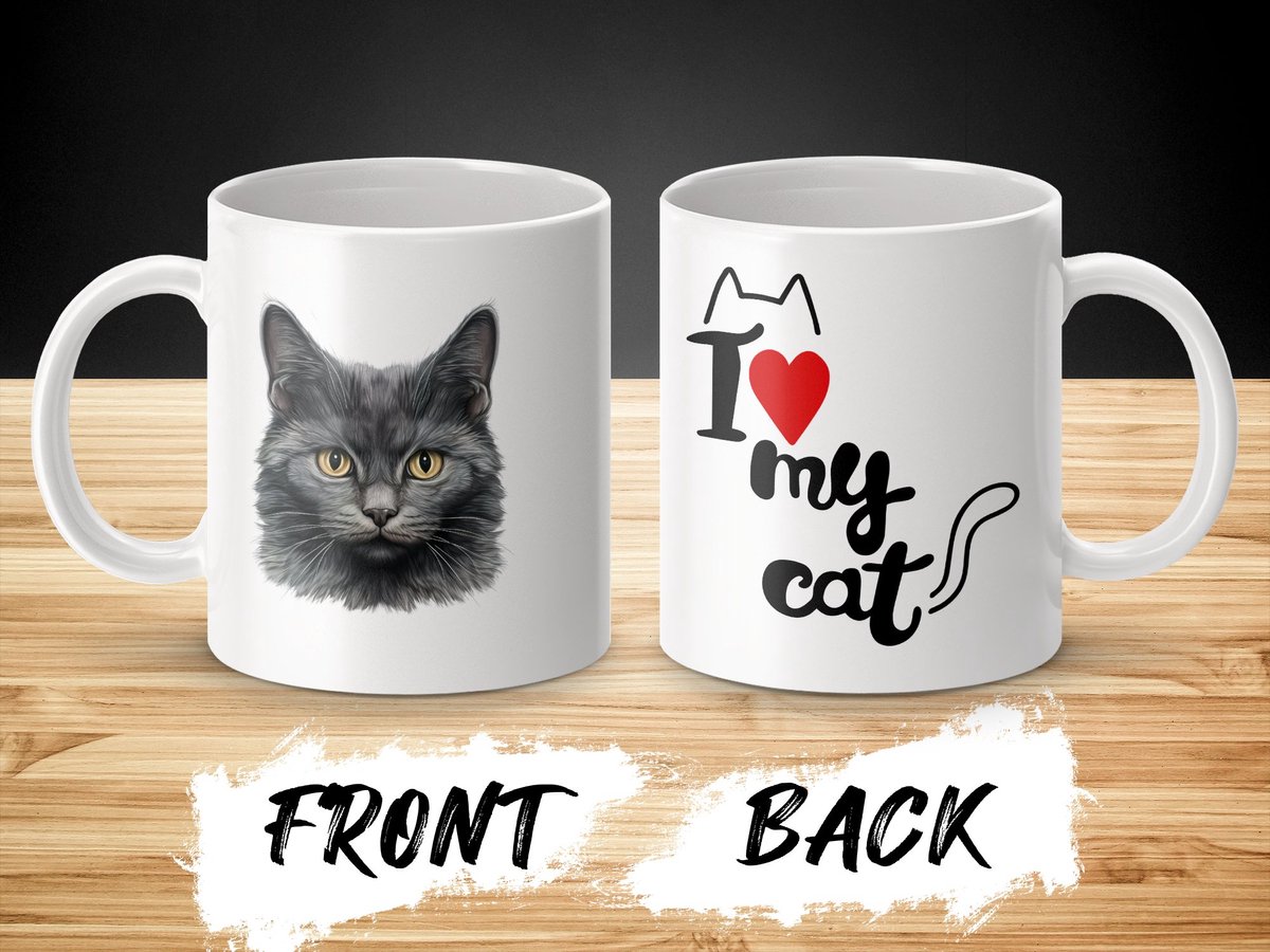 Mok Chantilly-Tiffany cat - kat - I love my cat - cat lovers - katten