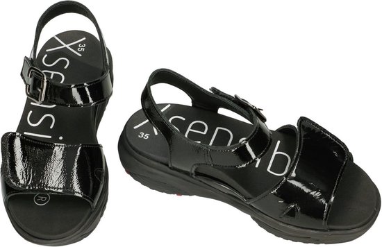 Xsensible -Dames - zwart - sandalen - maat 35
