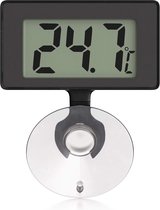 Premium Waterdichte Aquarium Thermometer – Zwart – Nauwkeurige Temperatuurmeting – LCD-Display – Inclusief Batterij