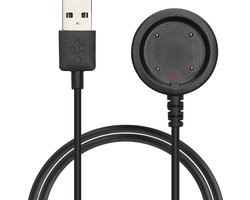 kwmobile USB-oplaadkabel geschikt voor Polar Vantage V / V2 / Vantage M / Ignite / Ignite 2 / Grit X Pro / Grit X kabel - Laadkabel voor smartwatch - in zwart