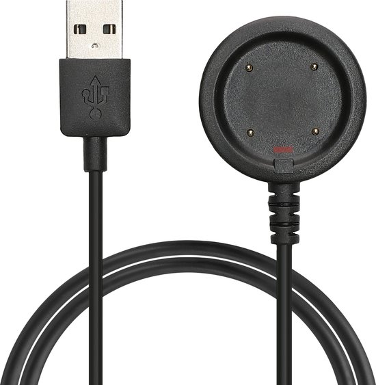 Câble de charge USB kwmobile pour Polar Vantage V / V2 / Vantage M / Ignite / Grit X - Câble de suivi de fitness - Noir