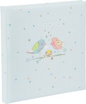 GOLDBUCH GOL-15562 TURNOWSKY Babyalbum LOVING BIRDS boy (zonder tekst) als Fotoboek, 30x30 cm, 60 witte bladzijden