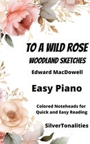 Little Pear Tree 1 - To a Wild Rose Easy Piano Sheet Music with Colored Notation