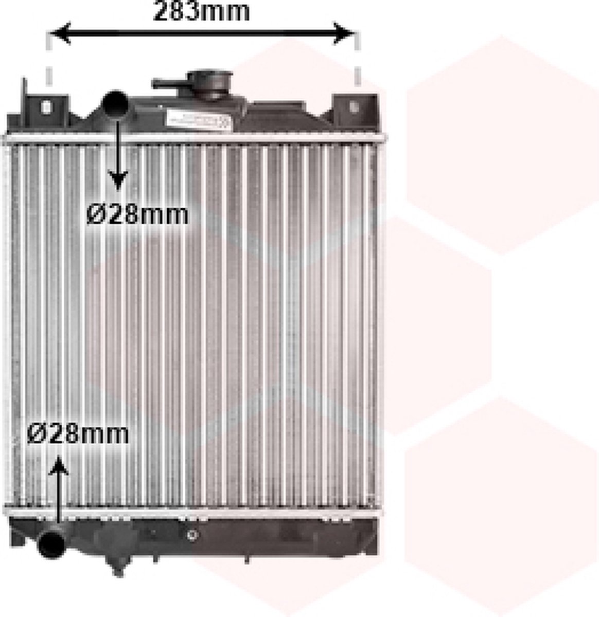 Van Wezel - RADIATOR VOOR SUZUKI SWIFT 1990-1995 17700083820