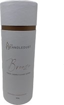 The Candledust - Premium Kaarsenzand / Inclusief Lonten - 650g - Een Betoverende Sfeer in Elke Ruimte - Chocolade & Citrus Sensatie: Amber Hart met Vanille-Sandelhout Basis