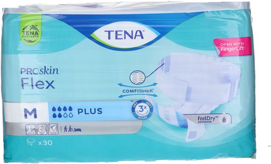 TENA FLEX PLUS - M- 20 x 30 stuks voordeelverpakking | bol