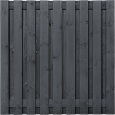 Tuscon 19 planks/15mm zwart gespoten 180 x 180 cm