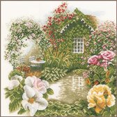 Borduurpakket Rose garden - Lanarte