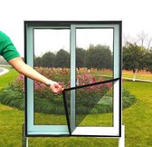 Insectenhor voor raam 130 x 150 cm - raamhor - horrengaas hor met klittenband