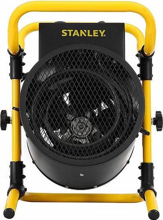 Stanley Werkplaatskachel ST-305-231-E - tot 50m2 - Ook Koude Lucht Ventilator - Zwart/ Geel