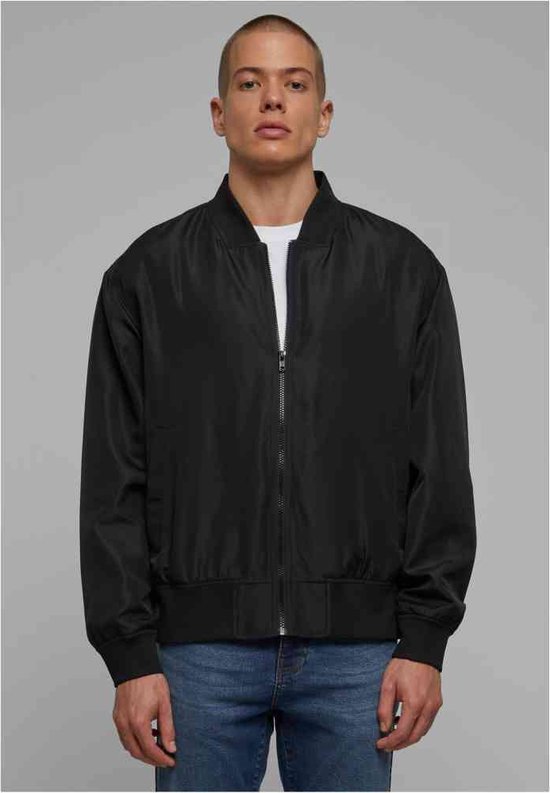 Urban Classics - Recycled Bomber jacket - L - Zwart