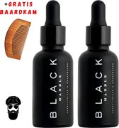 Baardolie 2x30ml - Baard olie - Baardverzorging - Beard oil - Baardgroei + Baardkam - Haarserum