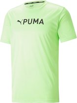 PUMA - puma fit logo tee graphic - Groen