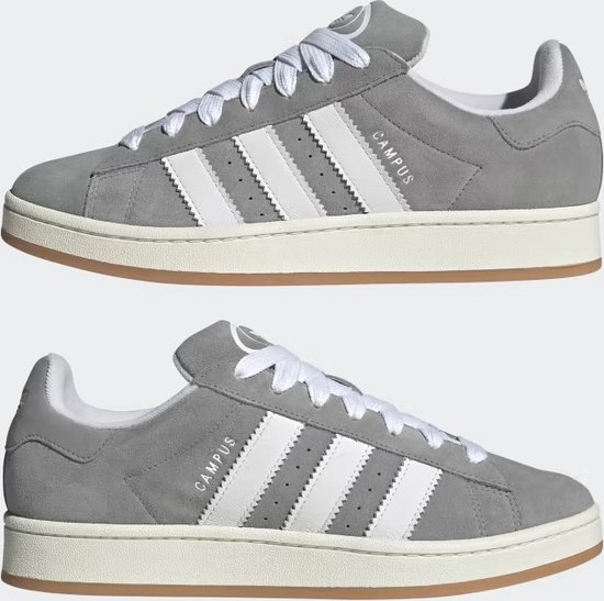 Adidas Campus 00s Grey / White - Heren Sneaker - HQ8707 - Maat 43 1/3 - adidas