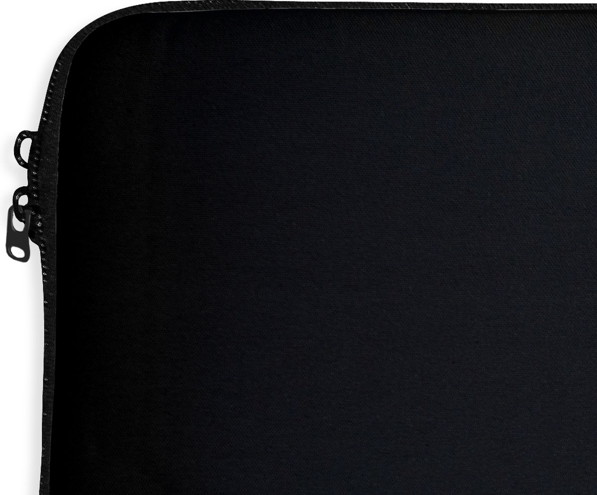 Laptophoes 15.6 inch - Adelaar - Vogel - Snavel - Zwart - Laptop sleeve - Binnenmaat 39,5x29,5 cm - Zwarte achterkant