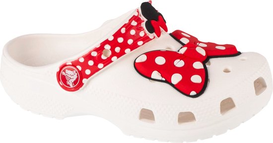 Crocs Classic Disney Minnie Mouse Clog 208710-119, voor meisje, Wit, Slippers, maat: 23/24