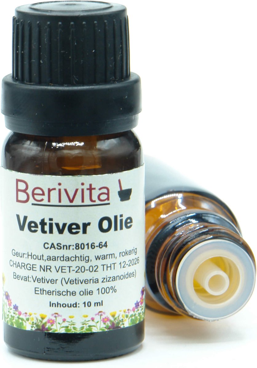 Goedkoopste Vetiver Olie 10ml - 100 Etherische Olie van Vetiver Plant