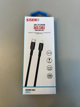 Eisenz USB-C to Lightning Data Cable Power Bank Cable 30 CM - Zwart
