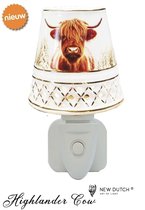 Night Light Highland Cow nachtlampje voor in stopcontact