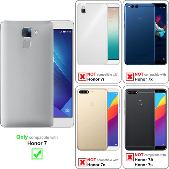 Chaîne de téléphone portable Cadorabo pour Honor 7 en JAUNE - GRIS - Étui pour téléphone portable avec cordon de sangle réglable à accrocher autour du cou
