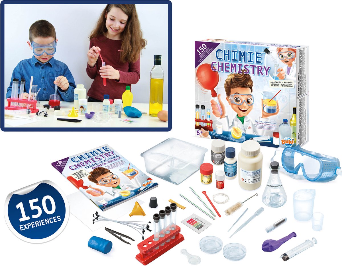 BUKI - Scheikundeset - Experimenteerset - Scheikundelabo - Chemieset - 150 experimenten — afbeelding 7