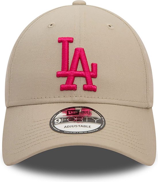 New Era LA Dodgers League Essential Light Beige 9FORTY Adjustable Cap