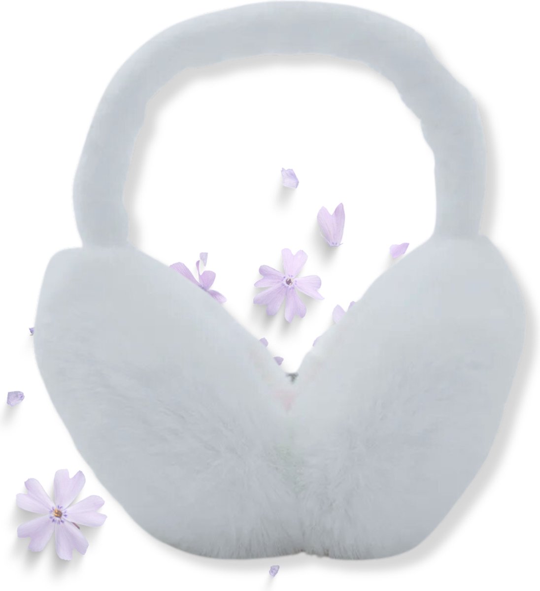 Actania Oorwarmers - Oorverwarmers - Earmuffs - Ear Warmers - Dames - Heren - Volwassenen - Winter - Wit