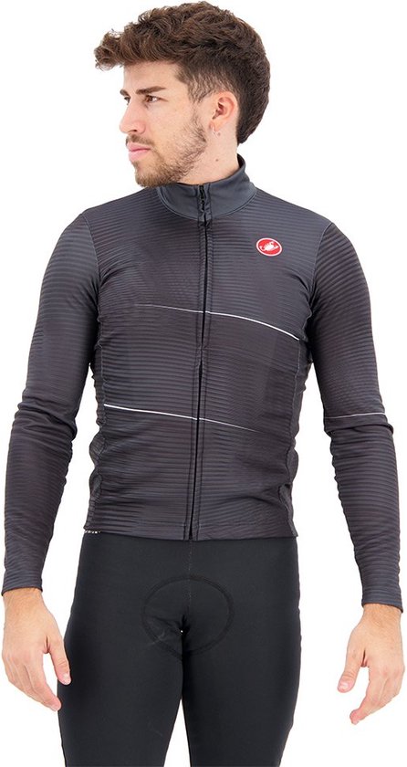 Castelli Raffica Jersey Met Lange Mouwen Grijs L Man