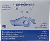 Gant en plastique rugueux Eurogloves - Taille unique - Pack économique de 2 x 100 pièces