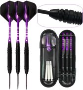 Tungsten Dartpijlen Set met Aluminium Shafts - Professioneel Dartset - Tungsten Darts - Aluminium Flights - Dartpijlen Set - Dart Accessoires