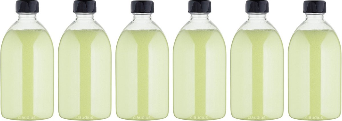 Goedkoopste Scrubzout Fresh Ginger - 650 gram - Fles met zwarte dop - set van 6 stuks - Hydraterende Lichaamsscrub