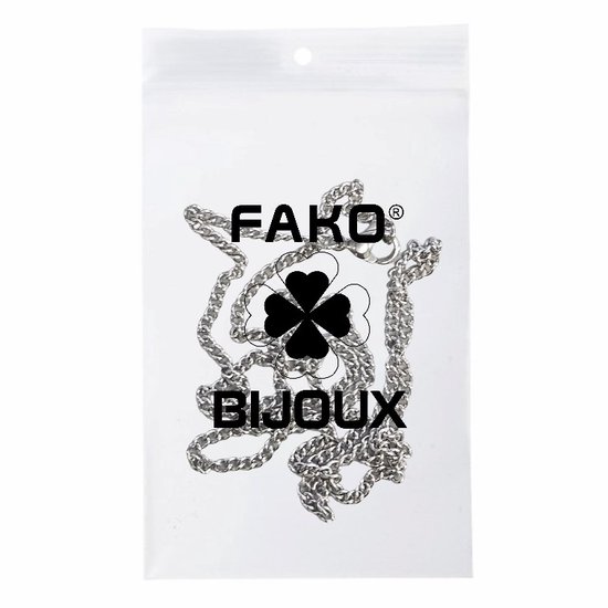 Fako Bijoux® - Schakelketting - Ketting Bijoux - 2mm - 60cm - Zilverkleurig
