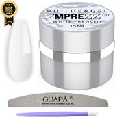 GUAPÀ® Builder Gel | Gellak | Gel Nagels | French Manicure White | Builder Gel Wit | 15 ml