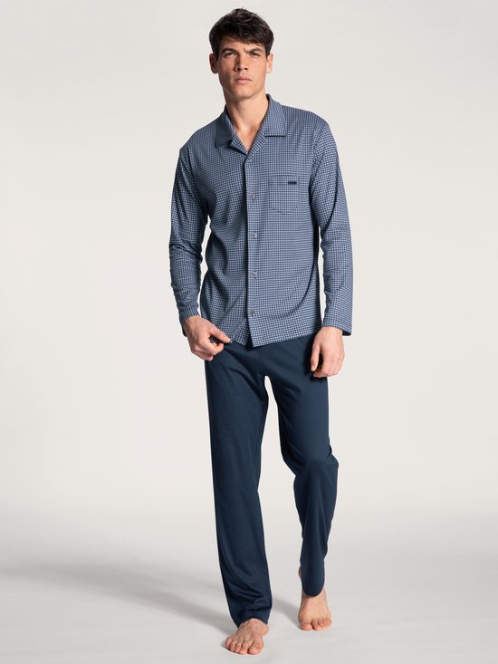 CALIDA - Relax Choice - Homme - Pantalon long de pyjama - Blauw- Taille - Non applicable