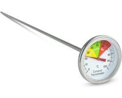 ETI - Compost Thermometer - Ø5 mm RVS - 50 cm lang - Professioneel - Grondthermometer