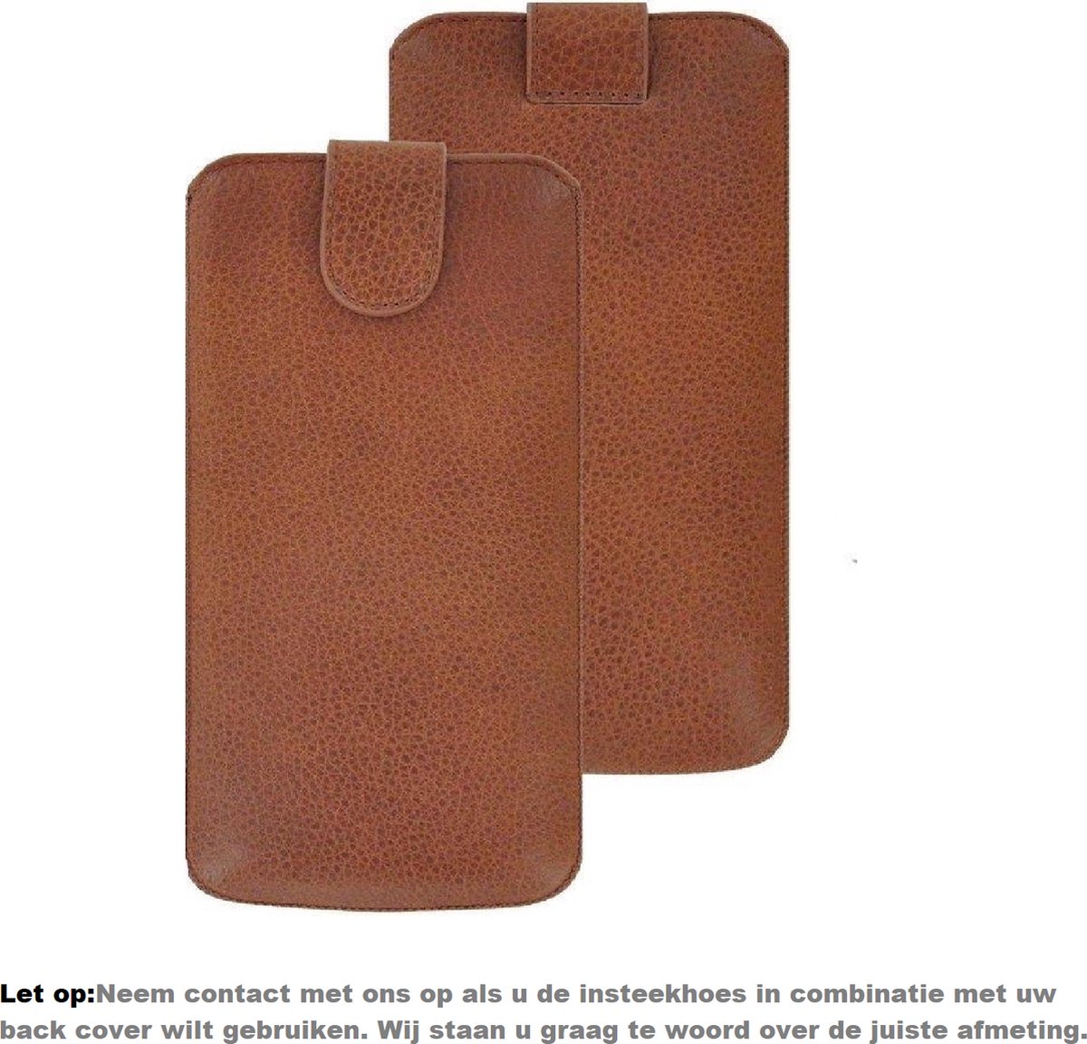 iPhone 11 Pro Max hoesje - Insteek Cover Echt Leer Camel Bruin