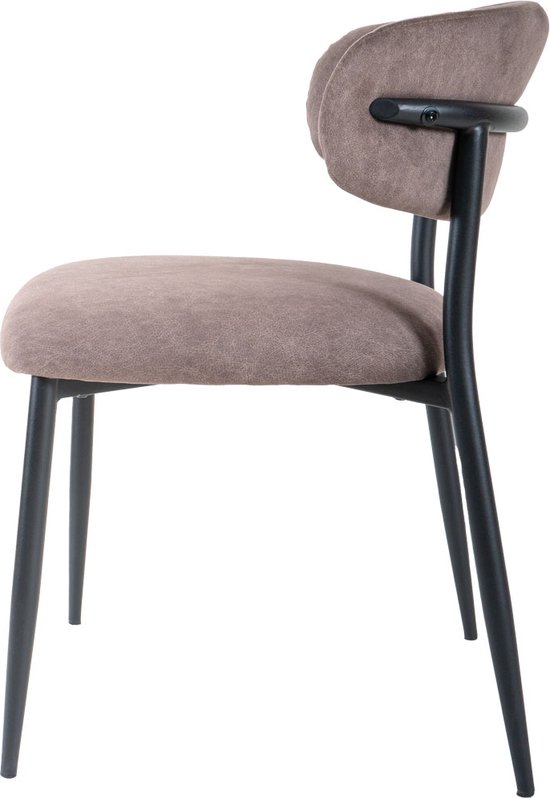 Chaise de salle à manger Dion - Ramsès - Taupe