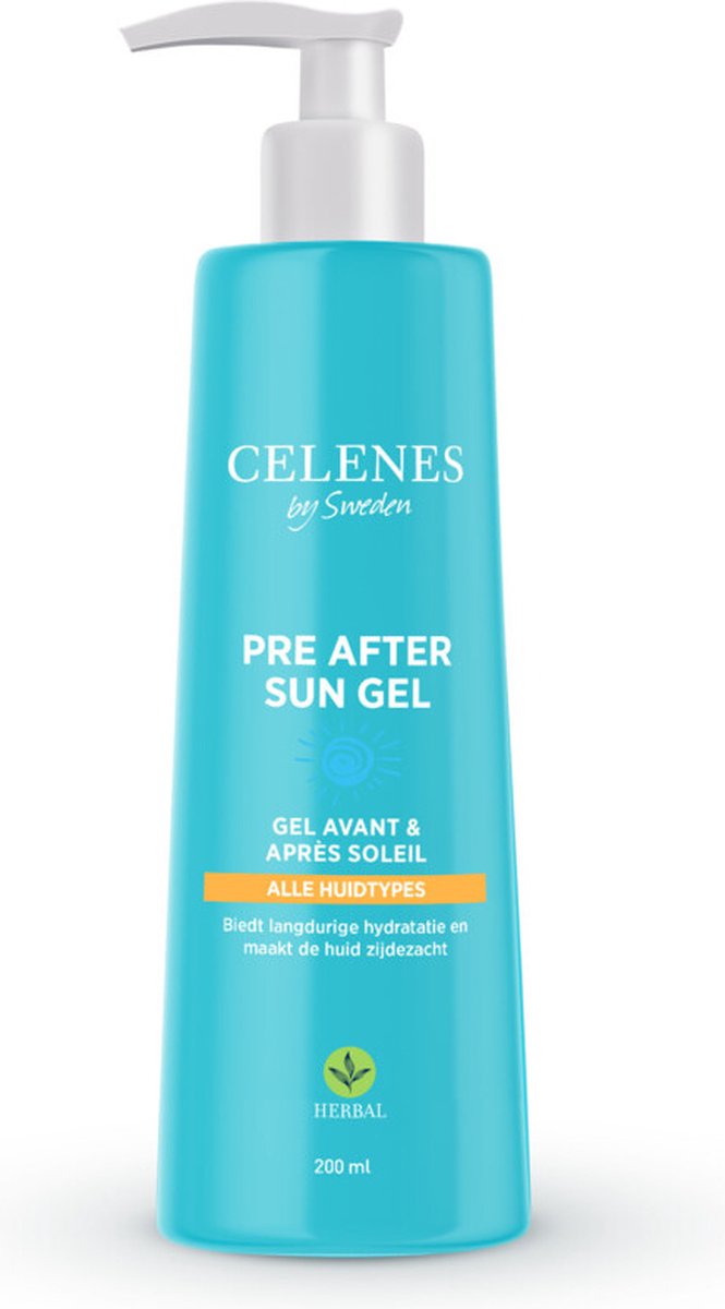 Celenes Herbal Pre-After Sun Gel - 200 ml