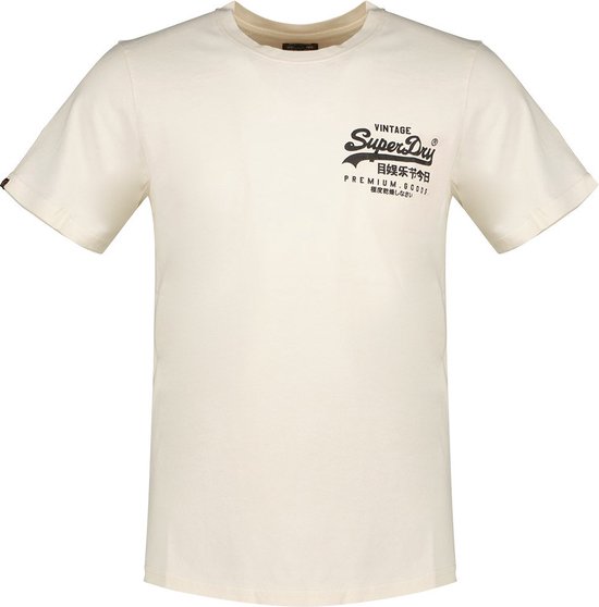 Superdry T-shirt à manches courtes Tokyo Vl Graphic Beige 2XL Homme