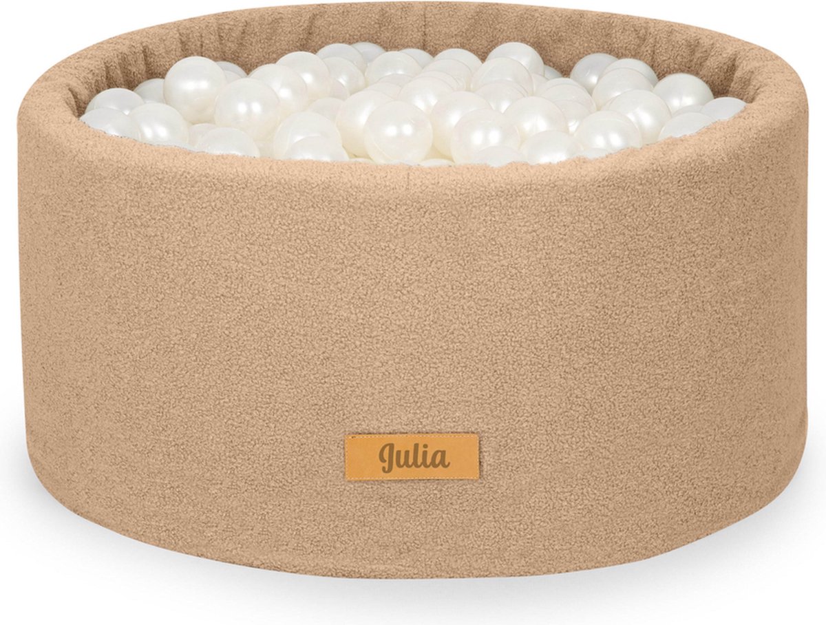 Ballenbak met 200 ballen ~ Teddy Licht Beige