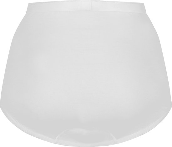 Ten Cate Basics organic cotton stretch high waist wit 4 pack voor Dames | Maat L