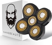 Sansbeauté® Scheerkop - Scheerhoofd - Vervangbaar - 5 bladen - LK-8820/30 - Geschikt Voor Sansbeauté® SkullSharp Classic