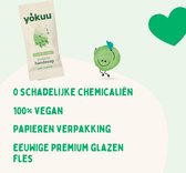 YOKUU Probiotische Vegan Handzeep – Komkommer & Munt – 1 Herbruikbare Glazen Fles + 3 Parels – Schuimende Waterloze Zeep